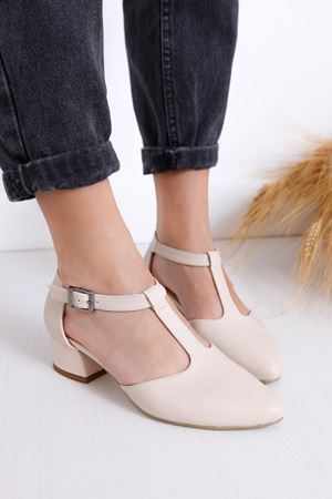 Jane Topuklu Ten Cilt Ayakkabı