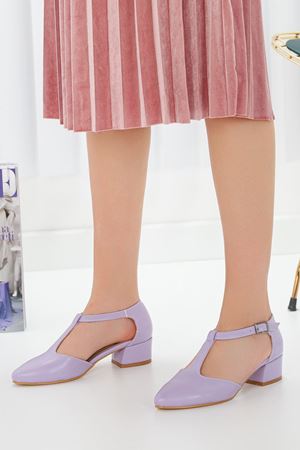 Jane Lila Cilt Topuklu Ayakkabı