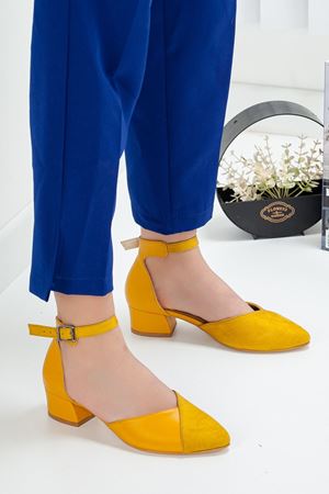 Holly Hardal Cilt-Süet Topuklu Ayakkabı