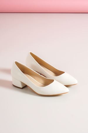 Sandra Beyaz Cilt Ayakkabı