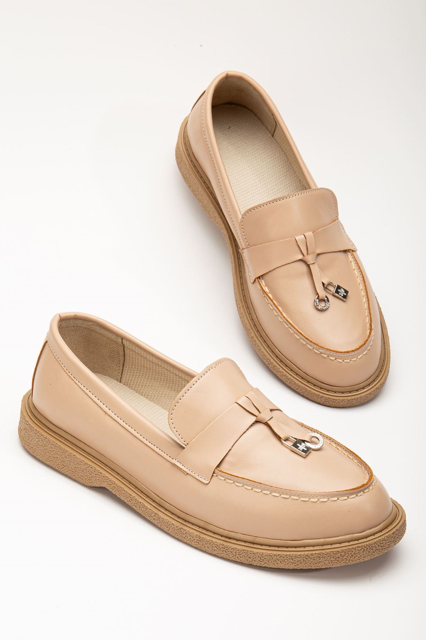 Luigi Nude Cilt Kadın Ortopedik Babet