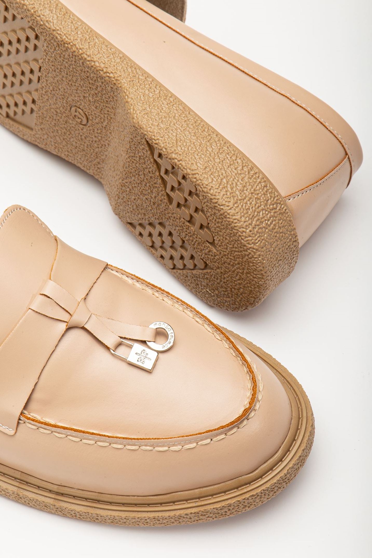 Luigi Nude Cilt Kadın Ortopedik Babet