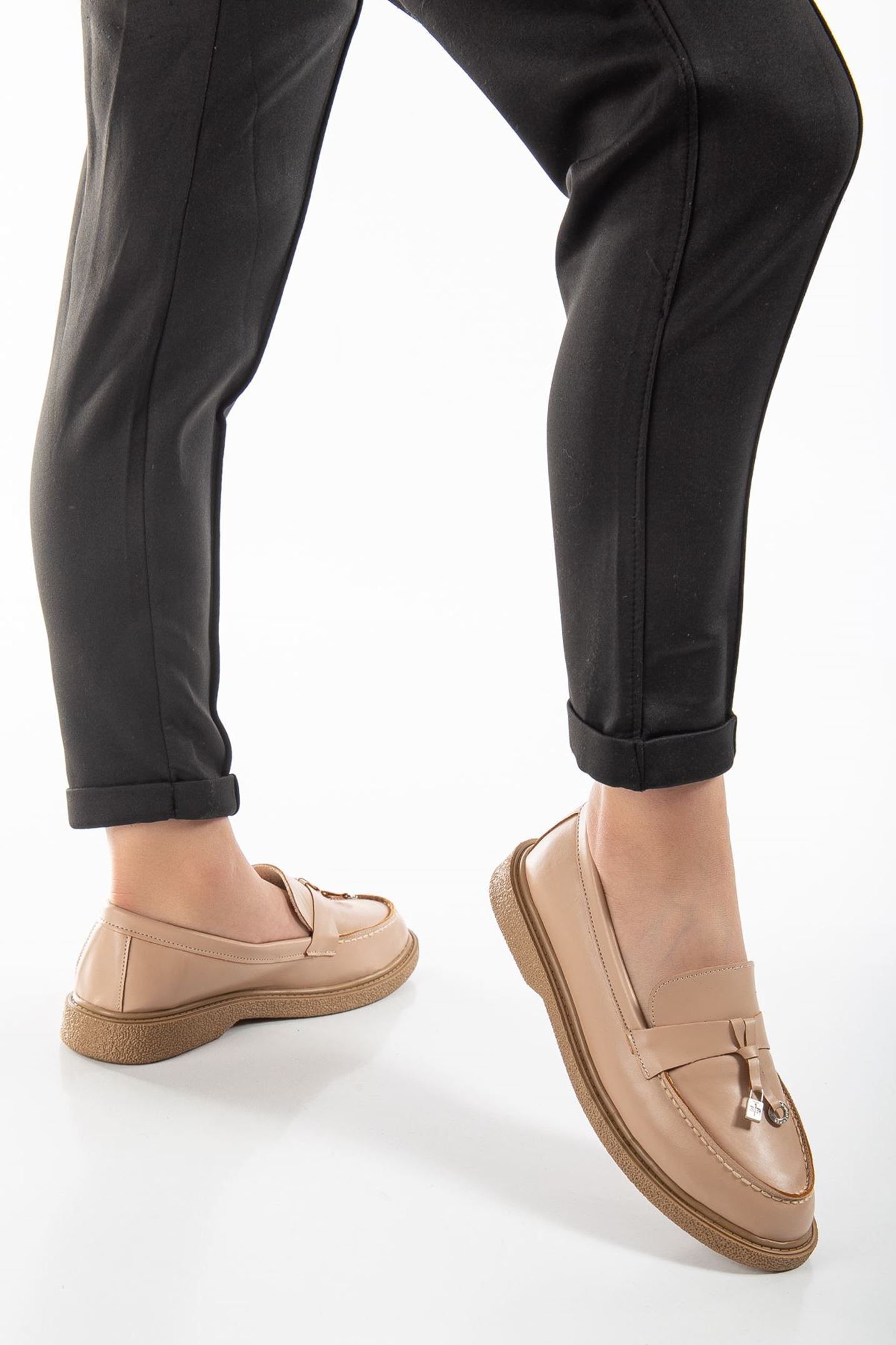 Luigi Nude Cilt Kadın Ortopedik Babet