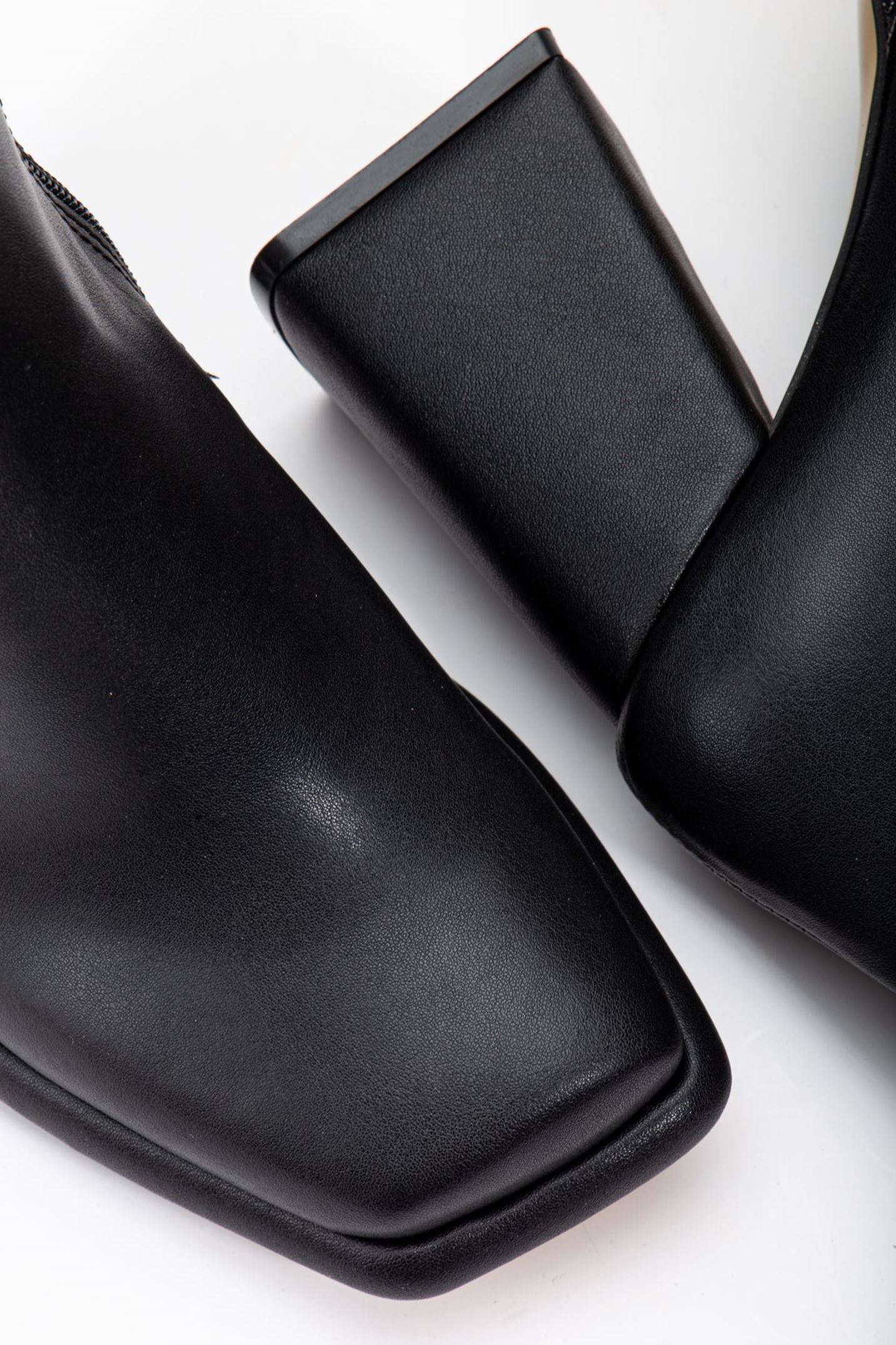 Kadın Platfrom Detaylı Yüksek Siyah Bot