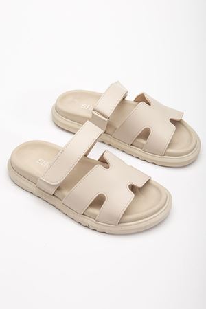 Azure Kadın Yumuşak Tabanlı Günlük Bej Terlik  