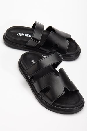 Azure Kadın Yumuşak Tabanlı Günlük Siyah Terlik 