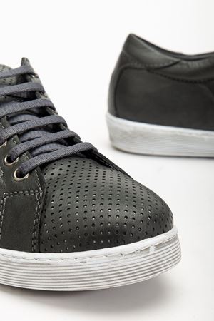 Kadın Füme Hakiki Deri Delikli Spor Ayakkabı  