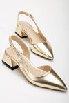 Ossie Gold Cilt Kadın Topuklu Ayakkabı 