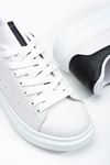 Fersatie Beyaz - Siyah Kadın Sneaker Günlük Ayakkabı