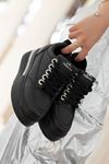 Granes Kadın Siyah Gizli Topuk Sneaker